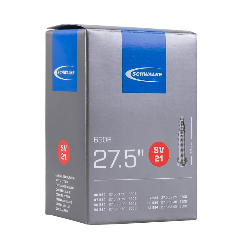 Schwalbe SV 21 Schlauch 27,5 650B Ventil: Französisch Sclaverand SV21 27.5, Presta