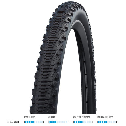 Schwalbe CX Comp 35-622 Drahtreifen K-Guard 28x1.35 Fahrradreifen Mantel Tire
