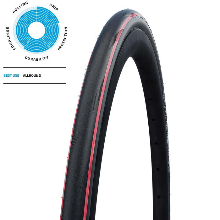 Schwalbe One Performance Rennrad Faltreifen // 25-622 (700x25C) RaceGuard