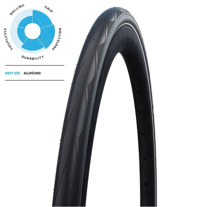 Schwalbe Durano Plus Perf S/Guard T/Skin 700x28c Fold Blk/Ref cycle bike tyre