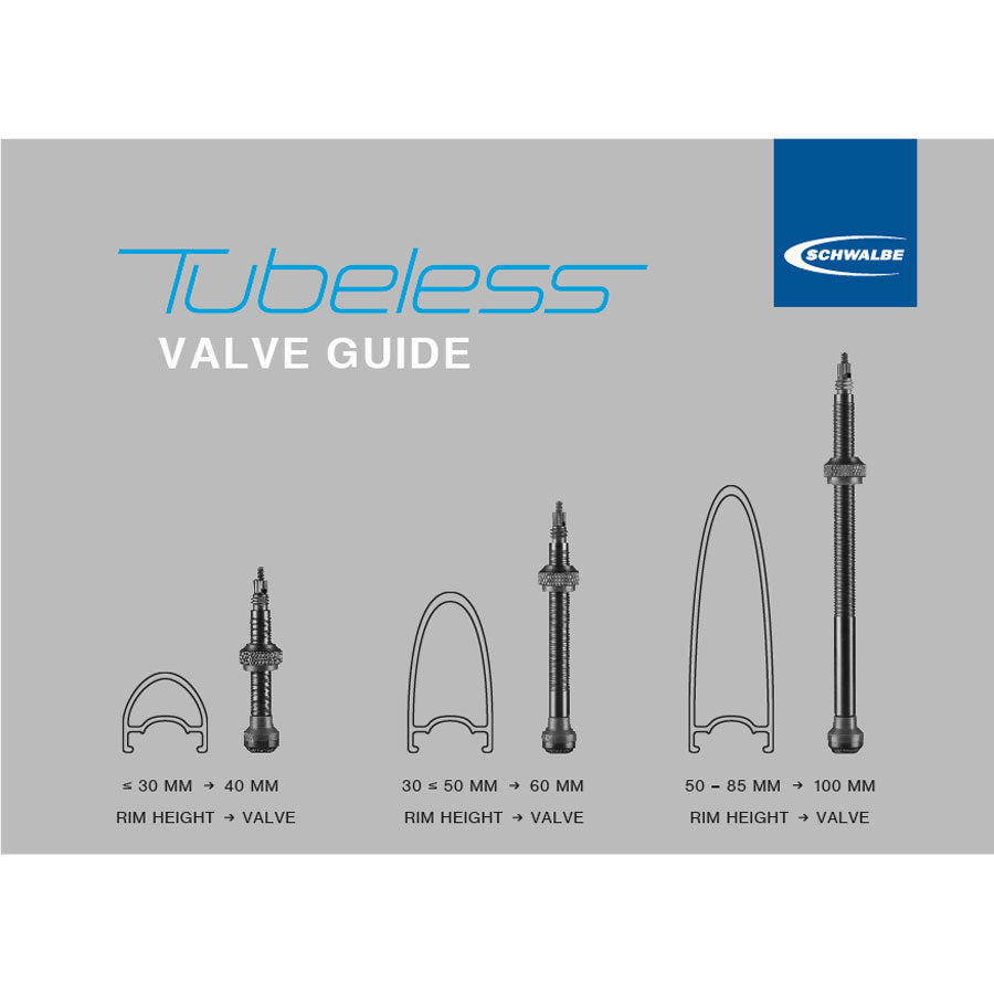 Schwalbe Unisex's UTLV Tubeless Valve Pair