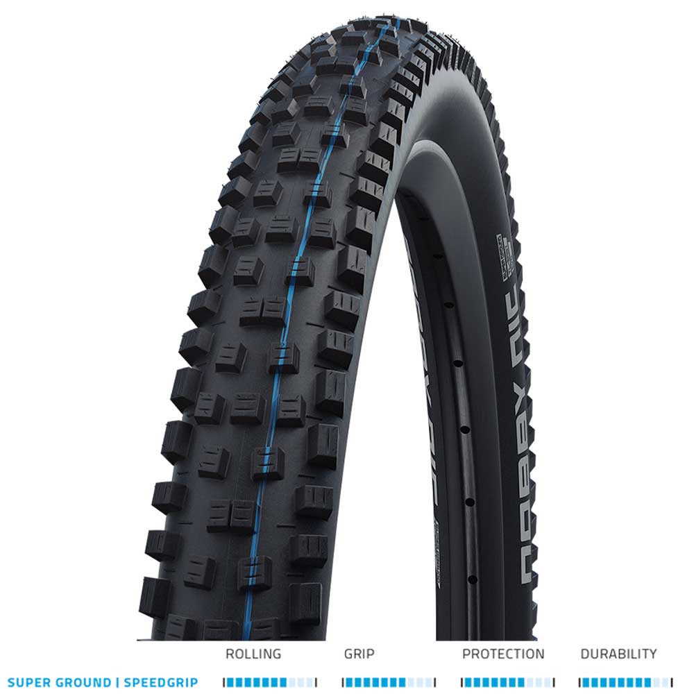 Schwalbe Nobby NIC Evo Folding Tyre // 62-584 (27.5 x 2.40 Inches) Super Ground