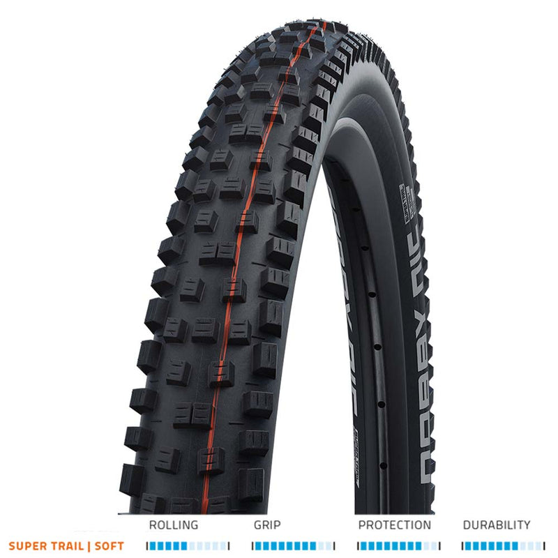Schwalbe Nobby NIC Evo Folding Tyre, 62-584 (27.5 x 2.40 Inches) Super Trail