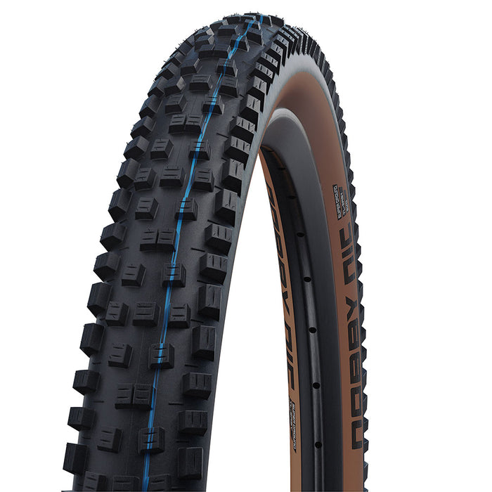 Schwalbe Nobby NIC Evo Folding Tyre // 62-584 (27.5 x 2.40 Inches) Super Ground Bronze Skin