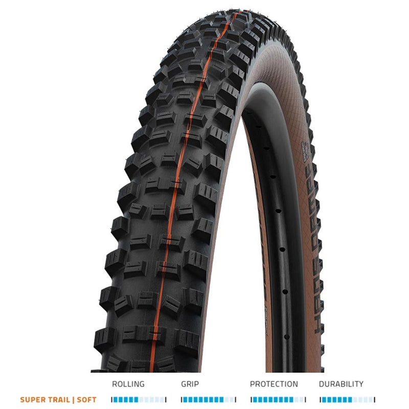 Schwalbe Hans Dampf Evo S/Trail Soft TLE 29x2.35 Brnz cycle bike tyre