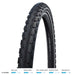 Schwalbe Cruiser Plus, Pneumatici per Bicicletta Unisex-Adulto, Nero, Taglia Unica