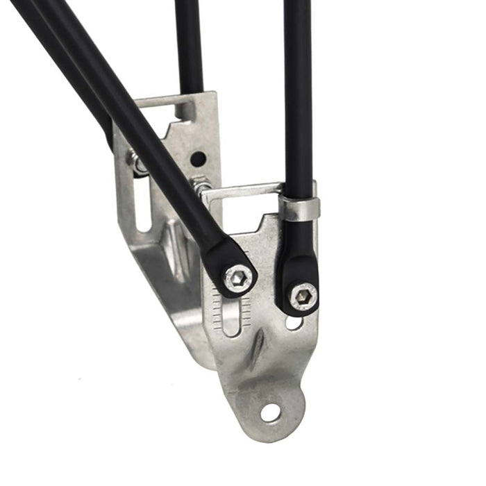 Pletscher Athlete Disc Easy-Fix Pannier Rack, Black, 26" - 28"