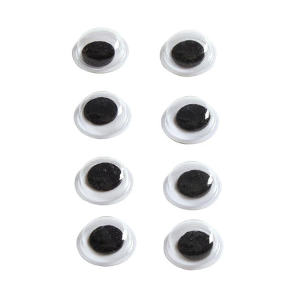 Colorations EYEJAR Wiggly Eyes, Black (Pack of 1000
