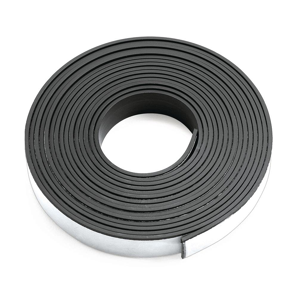 Colorations Adhesive Magnetic Tape Roll, 1/2 inch wide, 10 feet long, Flexible Tape, Long lasting, Easy to Cut, Crafting Supplies, School Supplies, Magnetic Strip, Magnet Tape