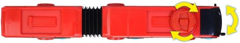 Dickie 203747015 40cm Volvo 7900 E City Toy Bus for Kids, Red Modern