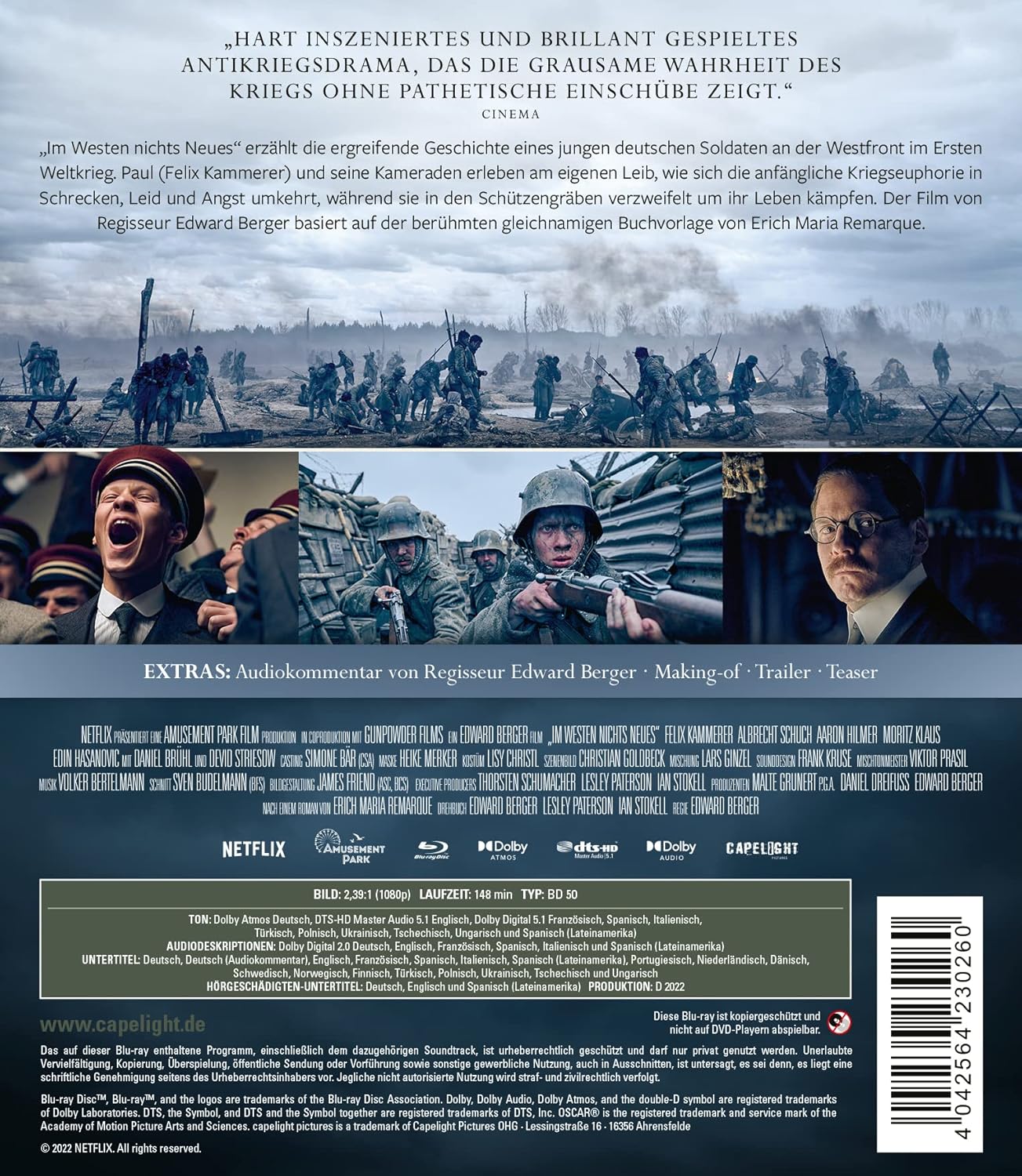 `BERGER,EDWARD` IM WESTEN NICHTS NEUES (2022) (BLU-RAY)