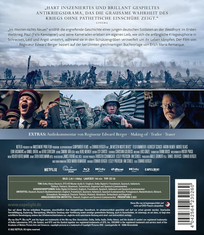 `BERGER,EDWARD` IM WESTEN NICHTS NEUES (2022) (BLU-RAY)