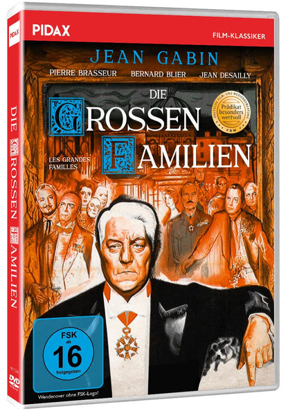 Die großen Familien (Les grandes familles) / Mit dem PRÄDIKAT BESONDERS WERTVOLL ausgezeichnete Bestsellerverfilmung mit Jean Gabin (Pidax Film-Klassiker