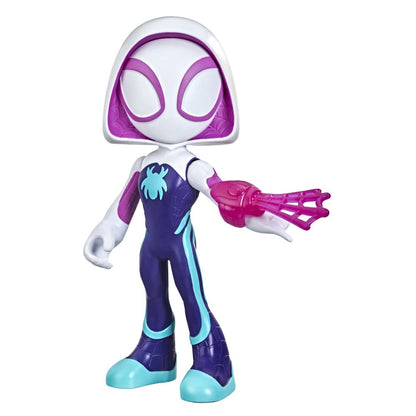 SPIDEY AND HIS AMAZING FRIENDS Marvel Supersized Ghost-Spider Action Figure, Preschool Superhero Toys