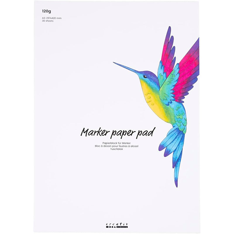 A3 Drawing Pad - White - 120g - 30 Sheets