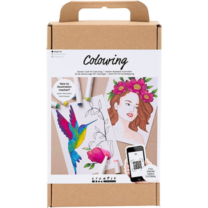 Creativ Company DIY Kit - Coloring - Drawing brush (970839)