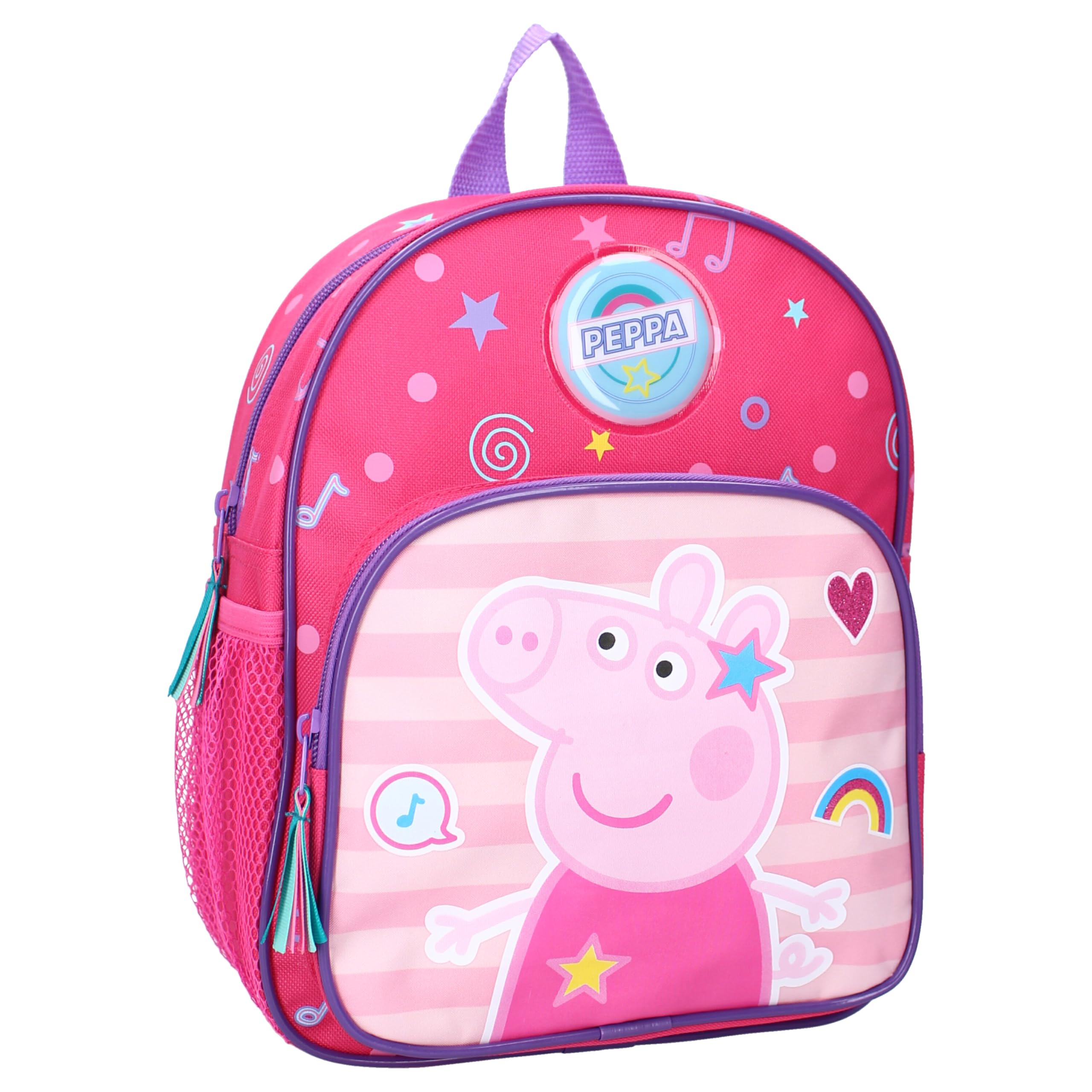 Vadobag Backpack Peppa Music And Dance, fuchsia, S, Minimalistic