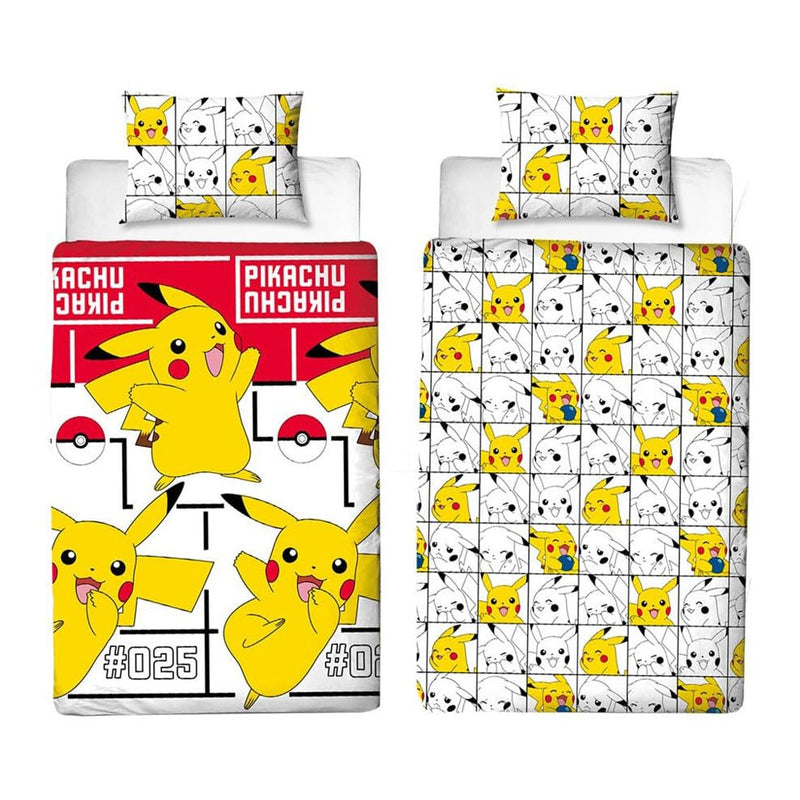 divers - Pokemon Pikachu Icon Dekbedovertrek 140x200cm