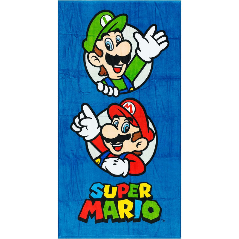 SUPER MARIO - Towel Premium 100% Cotton - 70x140cm