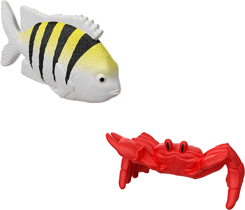 Disney The Little Mermaid Ariel's Adventures Story Set with 4 Small Dolls and Accessories, Toys Inspired by the Movie, HLX19