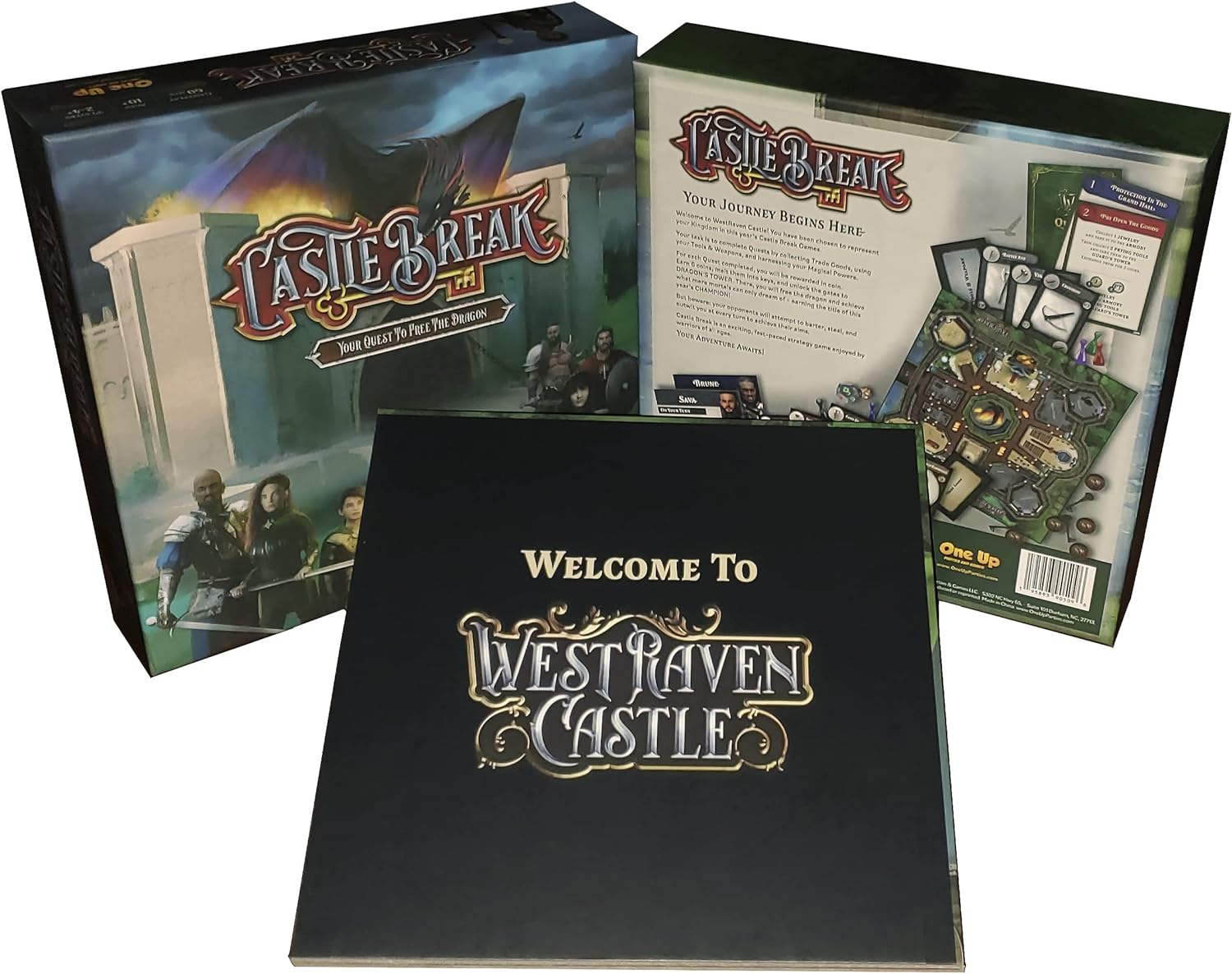 Castle Break Board Game | Strategy Board Game | Family Game for Adults and Kids | Medieval Adventure | Ages 10 and up | 2-4 Players | 45-60 Minutes