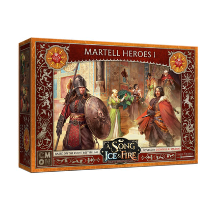 Cmon A Song of Ice and Fire Tabletop Miniatures Game Martell Heroes I Box Set | Strategy Game for Teens and Adults | Ages 14+ | 2+ Players | Average Playtime 45-60 Minutes, Multicolor (SIF709