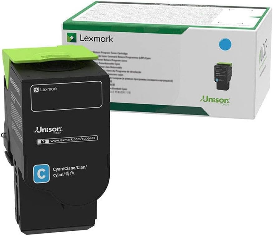Lexmark Toner Cyan 78C20C0 78C20C0, 1400 Pages, Cyan, 1, W125751300 (78C20C0, 1400 Pages, Cyan, 1 pc(s