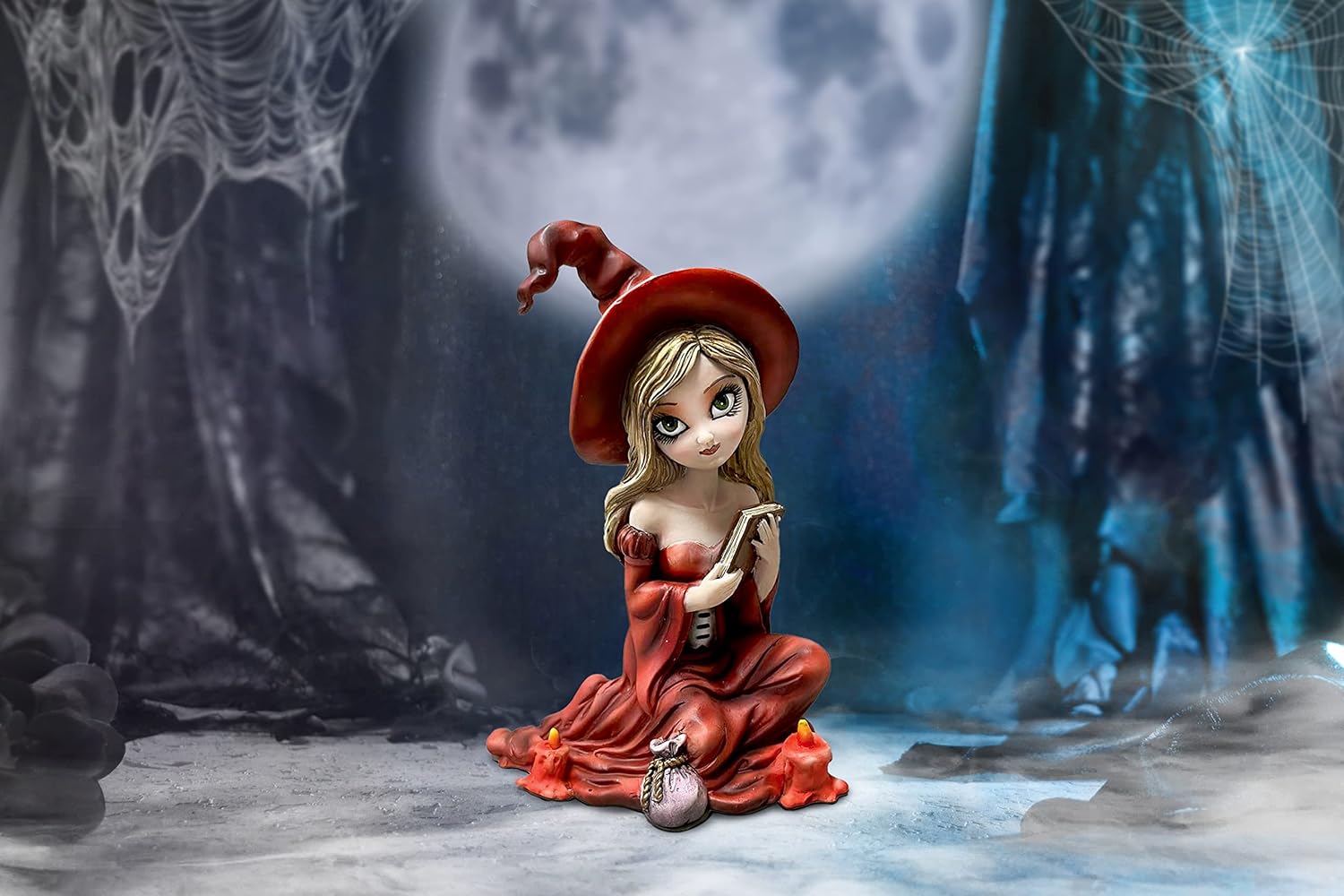 Nemesis Now Rina Witch Figurine, Red, 15cm