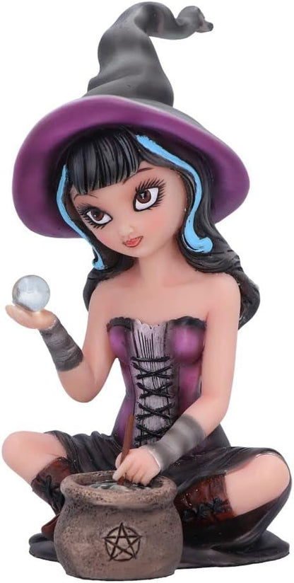 Nemesis Now Pruedence Witch Figurine, Black, 15cm