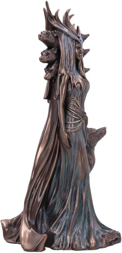 Nemesis Now Marc Potts Hekate - Figura de Bronce (tamaño Grande, 32 cm
