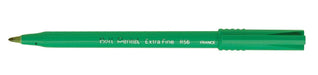 Pentel R56 Ball Roller punta in resina Nero 12 pz