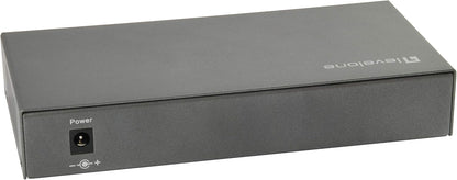 LevelOne GEP-0823 Gigabit Ethernet (10/100/1000) Negro Energía sobre Ethernet (PoE) - Switch de red (Gigabit Ethernet (10/100/1000), Bidireccional completo (Full duplex), Energía sobre Ethernet (PoE