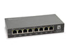 LevelOne GEP-0823 Gigabit Ethernet (10/100/1000) Negro Energía sobre Ethernet (PoE) - Switch de red (Gigabit Ethernet (10/100/1000), Bidireccional completo (Full duplex), Energía sobre Ethernet (PoE