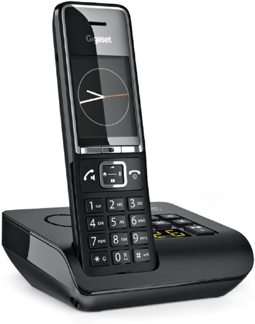 Gigaset COMFORT 550 Téléphone analog/dect Identification de l'appelant Noir