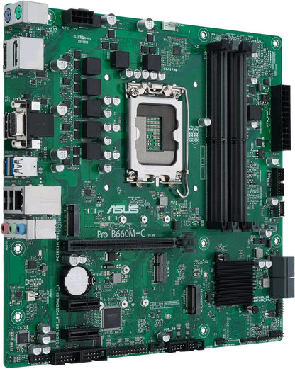 ASUS PRO B660M-C D4-CSM (Socket 1700/B660/DDR4/S-ATA 600/Micro ATX)