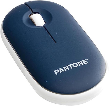 Celly, Mouse Con Dongle Linea Pantone, Mouse Wireless con Silent Click, Leggero e Sottile, DPI Regolabile, con Dongle Integrato, Compatibilità Universale, Deep Ocean