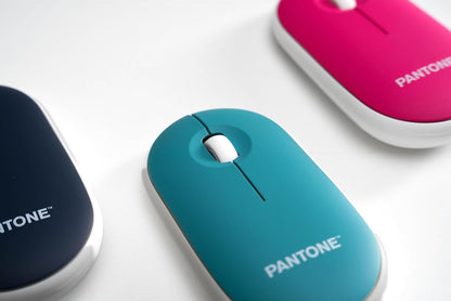 Celly, Mouse Con Dongle Linea Pantone, Mouse Wireless con Silent Click, Leggero e Sottile, DPI Regolabile, con Dongle Integrato, Compatibilità Universale, Deep Ocean