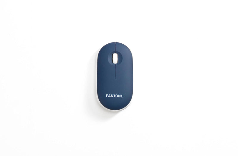 Celly, Mouse Con Dongle Linea Pantone, Mouse Wireless con Silent Click, Leggero e Sottile, DPI Regolabile, con Dongle Integrato, Compatibilità Universale, Deep Ocean