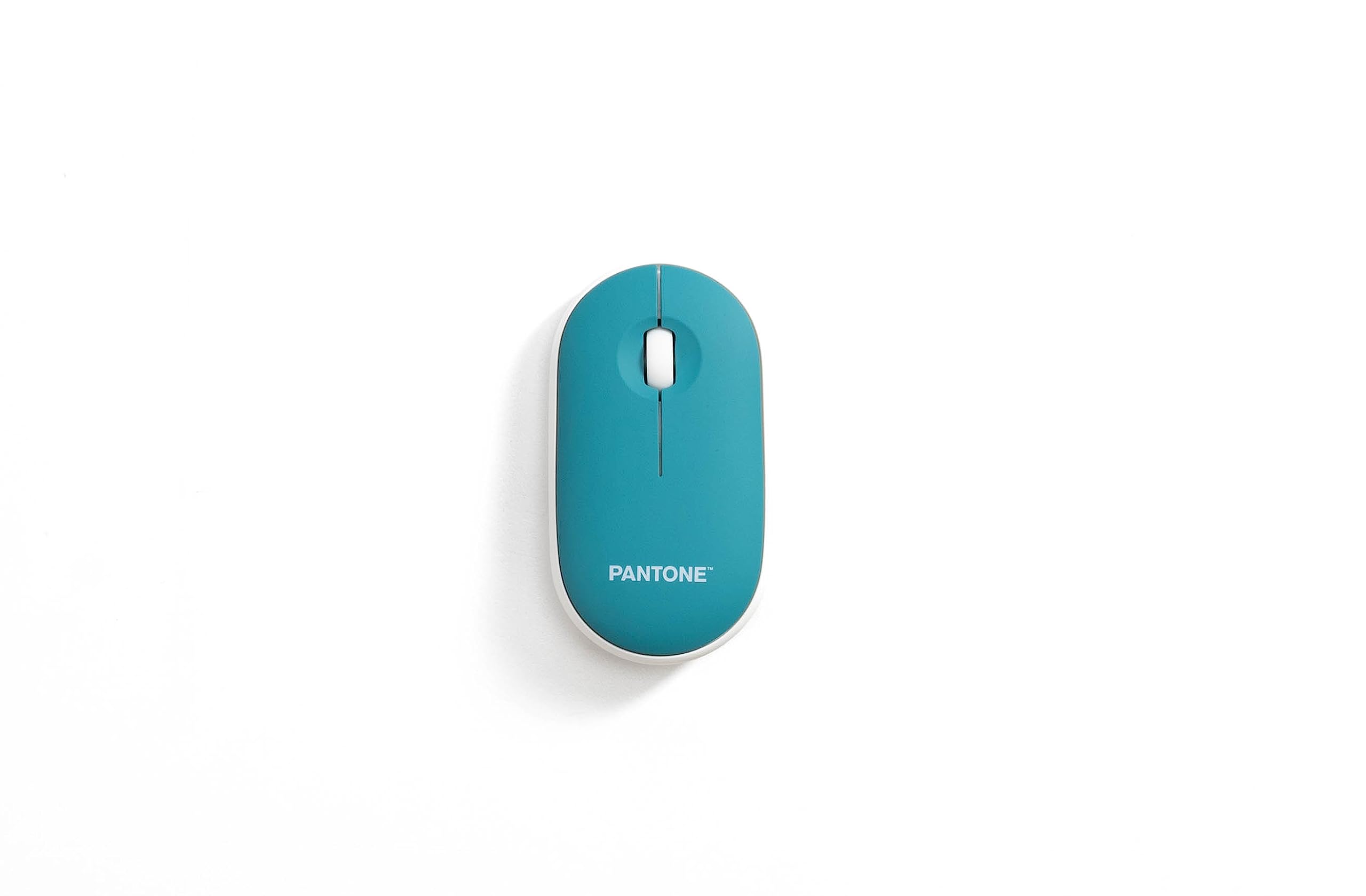 Celly, Mouse Con Dongle Linea Pantone, Mouse Wireless con Silent Click, Leggero e Sottile, DPI Regolabile, con Dongle Integrato, Compatibilità Universale, Emerald Lake