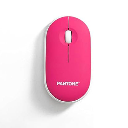 Celly, Mouse Con Dongle Linea Pantone, Mouse Wireless con Silent Click, Leggero e Sottile, DPI Regolabile, con Dongle Integrato, Compatibilità Universale, Peach Rose