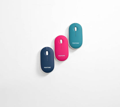 Celly, Mouse Con Dongle Linea Pantone, Mouse Wireless con Silent Click, Leggero e Sottile, DPI Regolabile, con Dongle Integrato, Compatibilità Universale, Peach Rose