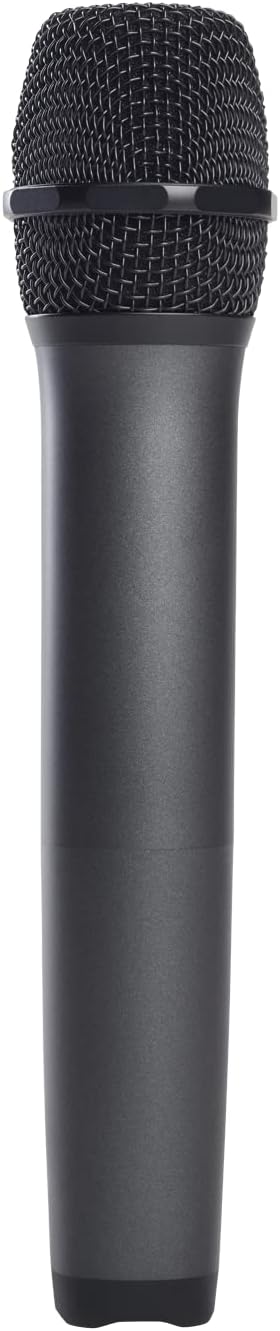 JBL Wireless Microphone Set with 2 Microphones and Receiver, Cardioid Polar Pattern, Accessories for JBL Partybox Speakers Included, in Black