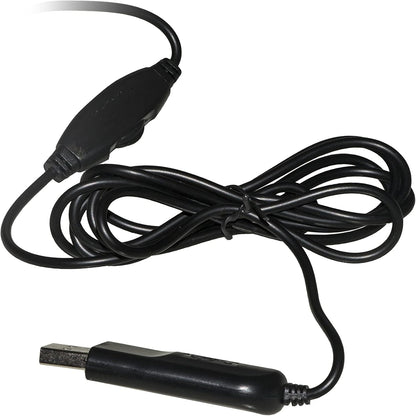 Link CUFFIA CON MICROFONO ORIENTABILE, CONNETTORE USB E CONTROLLO VOLUME, nero