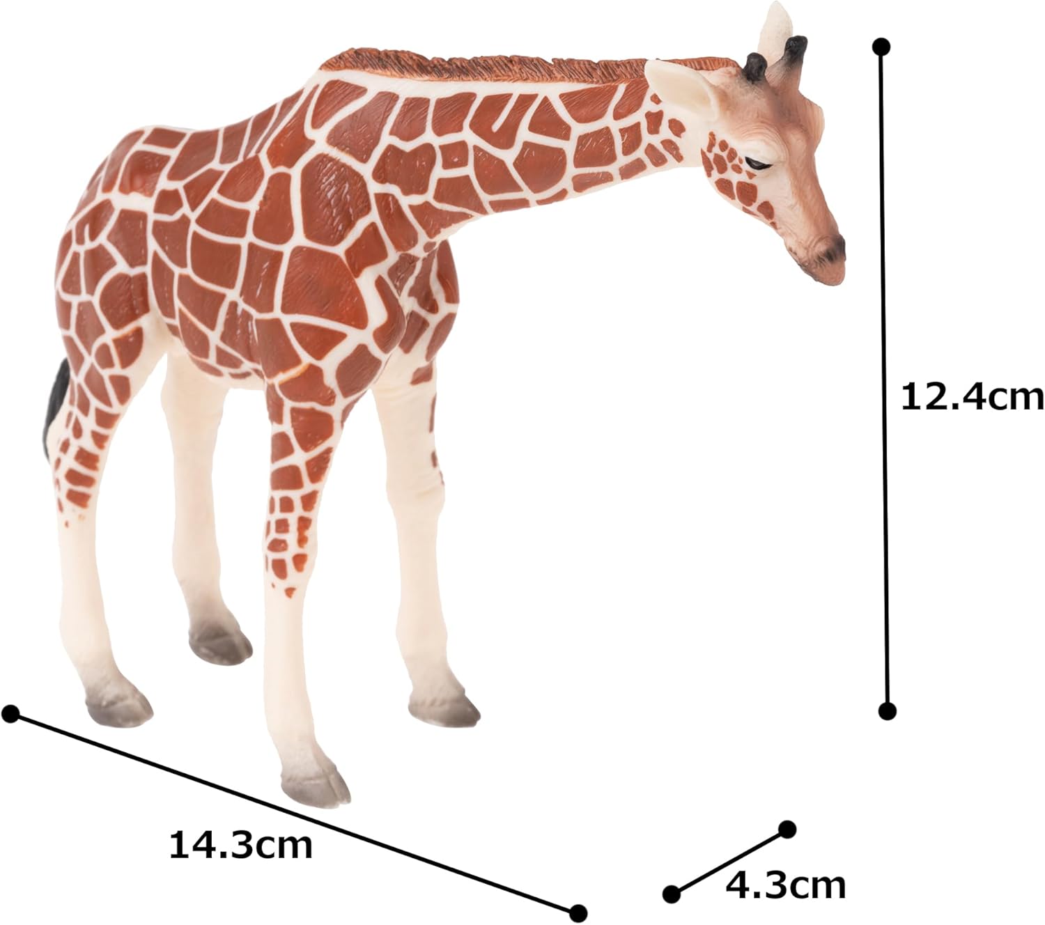 MOJO Giraffa femminile animale animale Modello giocattolo Figura