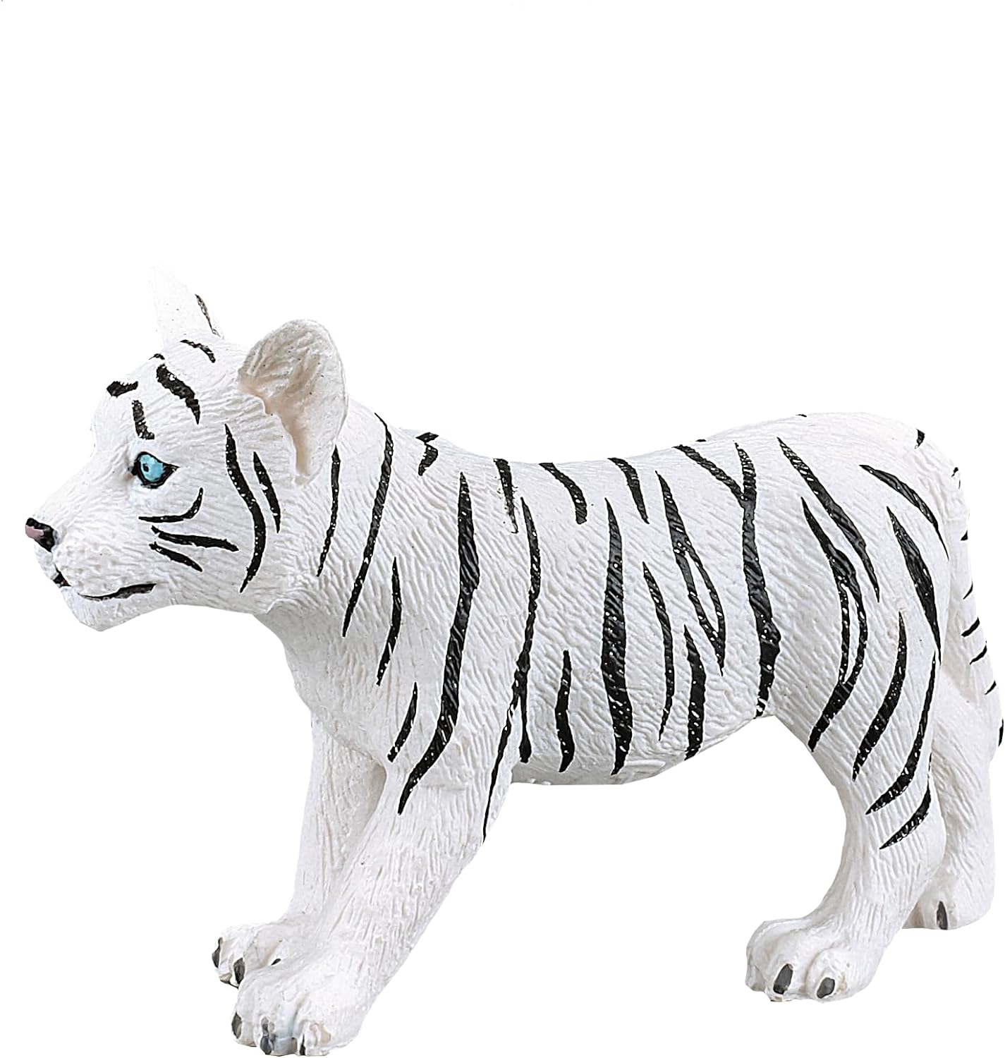 MOJO White Tiger cub standing Wildlife Animal Model Toy Figure