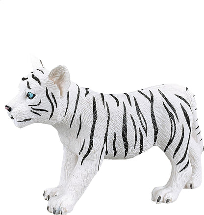 MOJO White Tiger cub standing Wildlife Animal Model Toy Figure