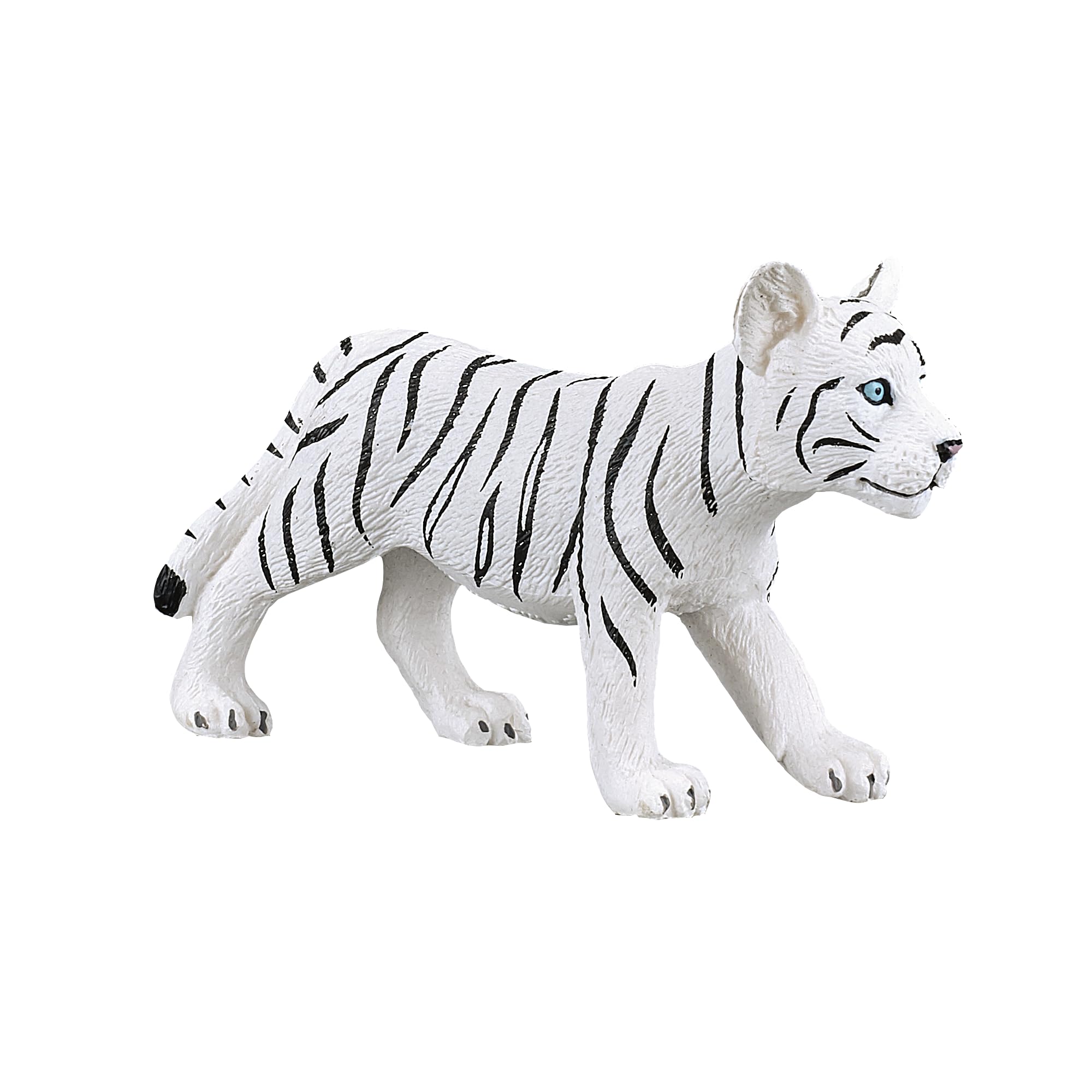 MOJO White Tiger cub standing Wildlife Animal Model Toy Figure