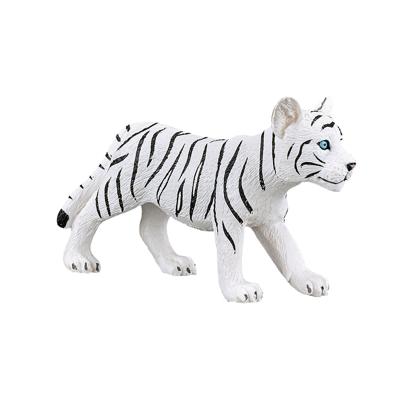 MOJO White Tiger cub standing Wildlife Animal Model Toy Figure