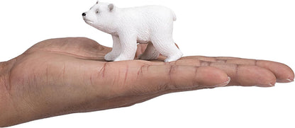 MOJO Polar Bear Cub Walking Wildlife Animal Model Toy Figure