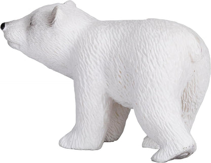 MOJO Polar Bear Cub Walking Wildlife Animal Model Toy Figure